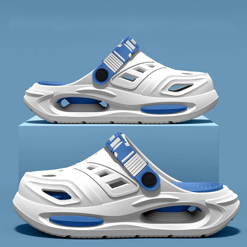 Men's EVA Cushioned Slides – Lightweight Summer Pool Sandals