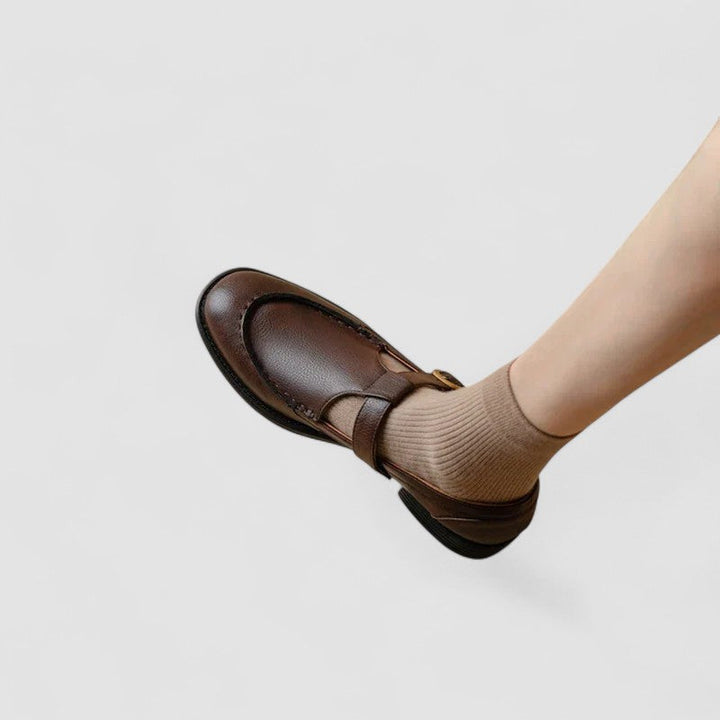 Women's Orthopedic Square-Toe Mary Jane Flats - Everyday Comfort
