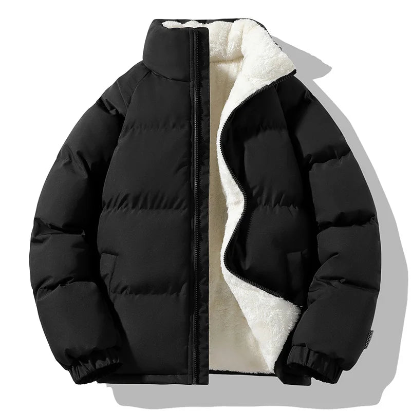 Men's Thermal Puffer Jacket - Insulated Winter Coat