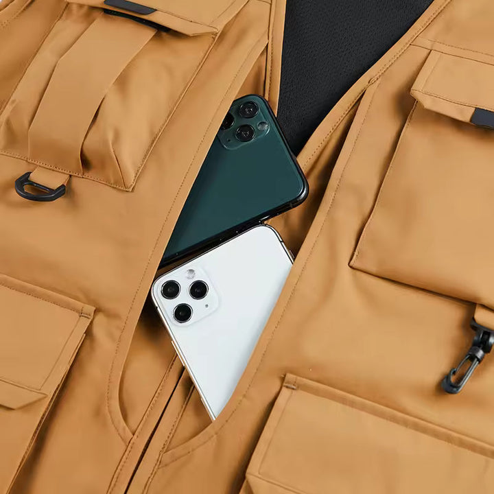 Women's Stylish Cargo Vest - Casual Layering Essential