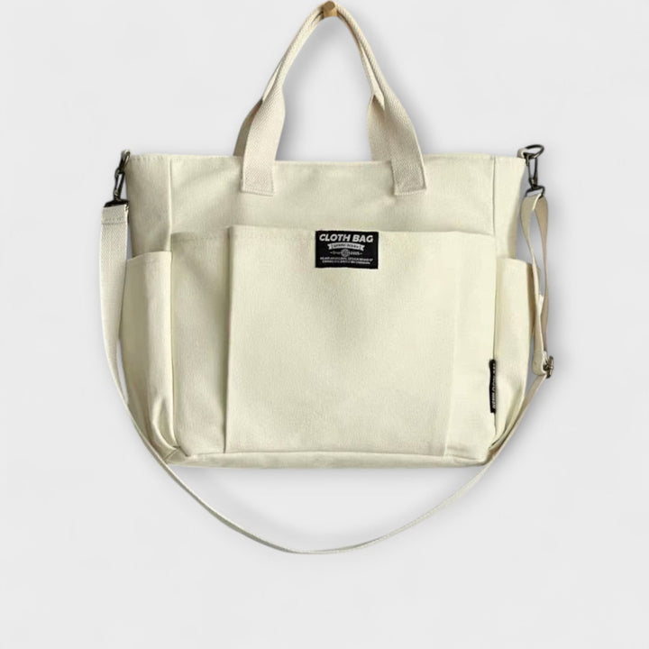 Women's Minimalistic Canvas Tote Bag - Everyday Essential