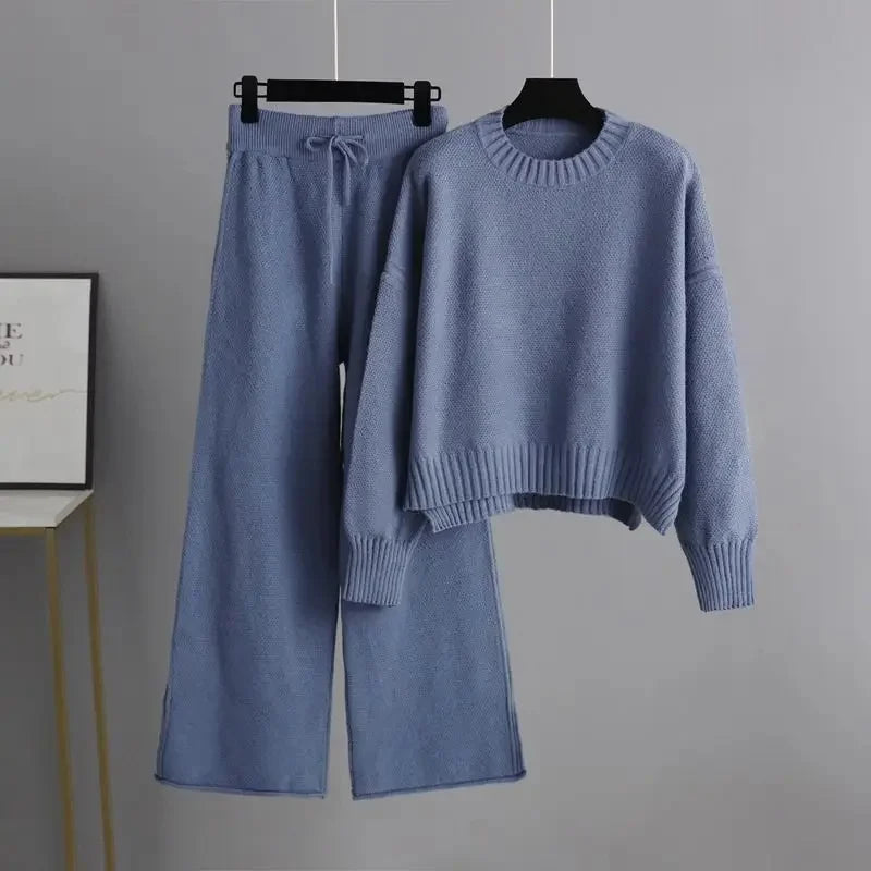 Women's Knit Two-Piece Set – Cozy Comfort for Everyday