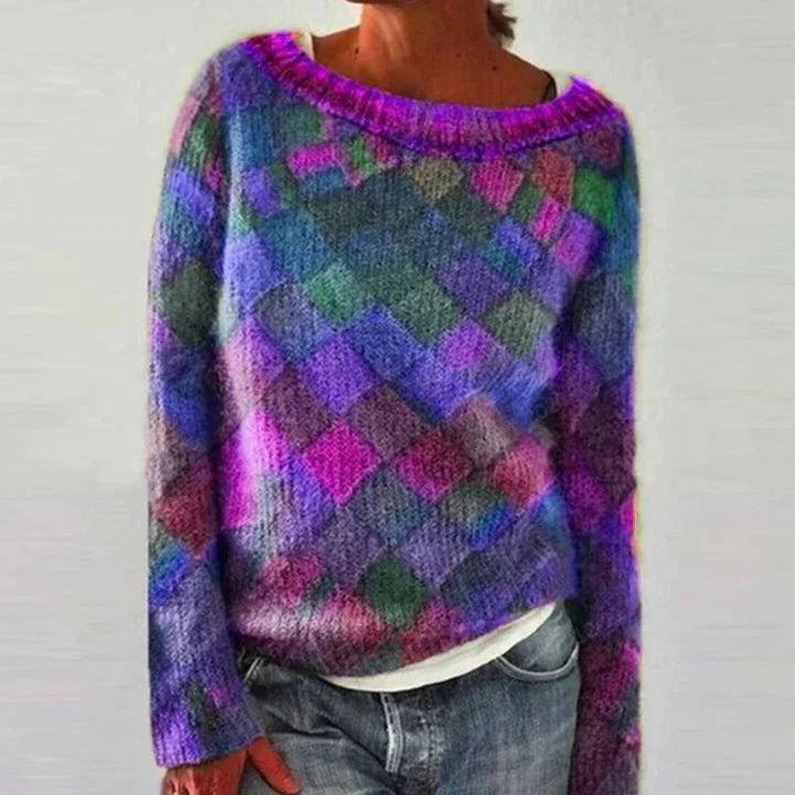 Women's Vibrant Sweater – Cozy & Colorful Everyday Essential