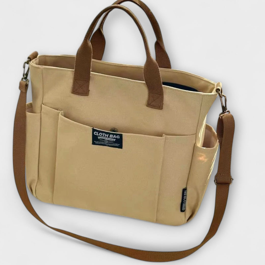 Women's Minimalistic Canvas Tote Bag - Everyday Essential