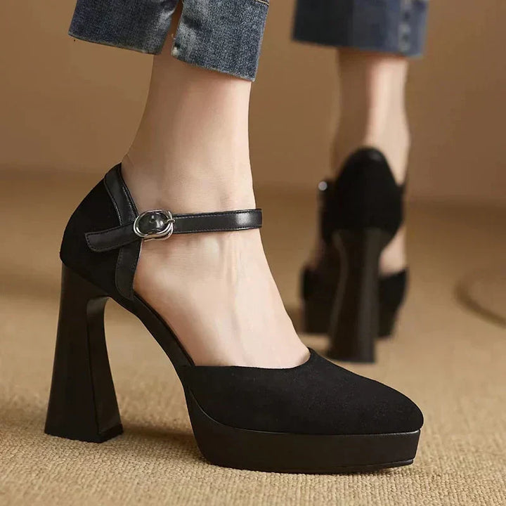Women's Ankle-Strap Pumps - Elegant Everyday Heels