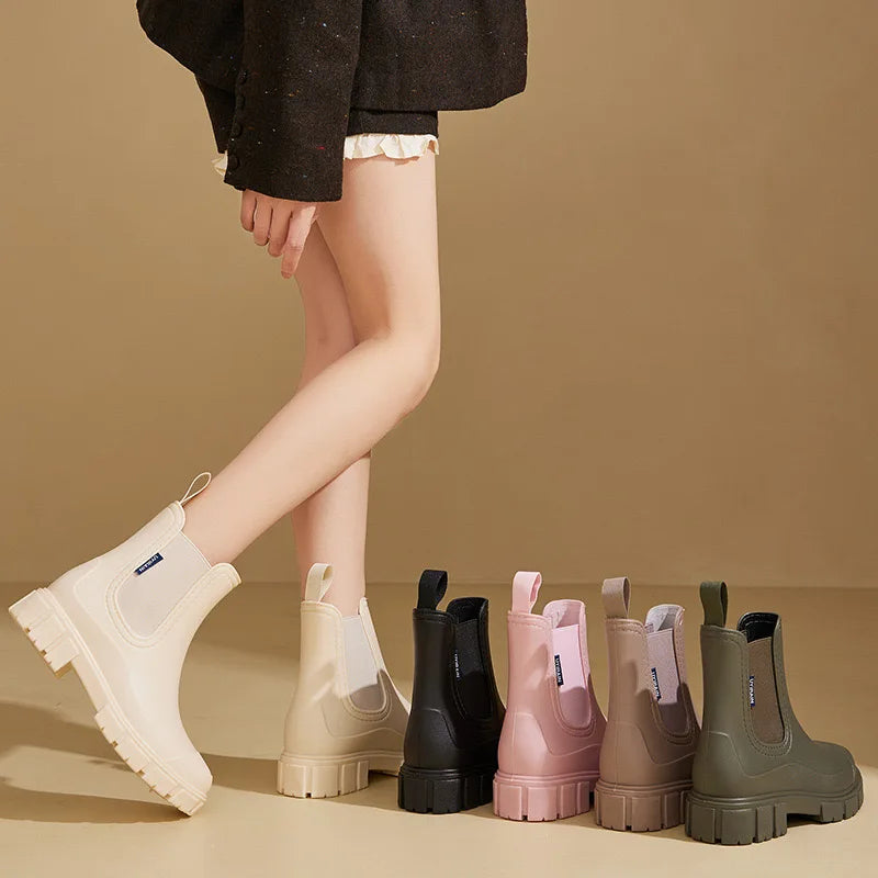 Women's Elastika Chelsea Rain Boots - Waterproof & Breathable