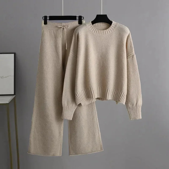 Women's Knit Two-Piece Set – Cozy Comfort for Everyday