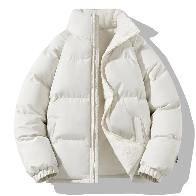 Men's Thermal Puffer Jacket - Insulated Winter Coat