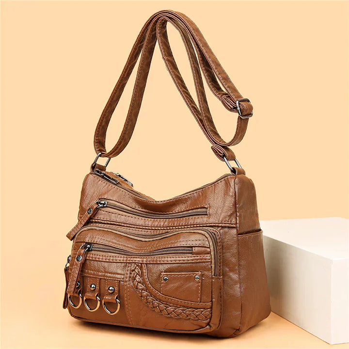 Women's Vintage Charm Elegant Shoulder Bag - Everyday Sophistication