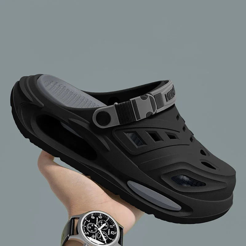 Men's EVA Cushioned Slides – Lightweight Summer Pool Sandals