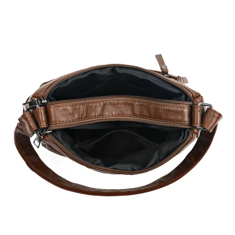 Women's Vintage Charm Elegant Shoulder Bag - Everyday Sophistication