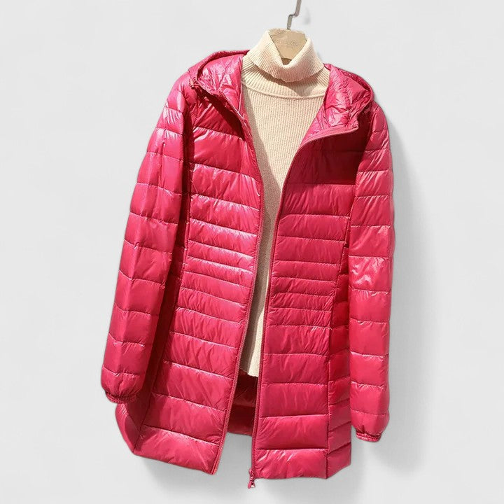 Women's Lightweight Padded Jacket - Cozy & Sleek Layering