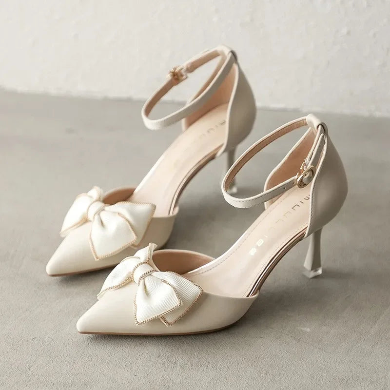 Women's Faux Leather Seraphine Pointed Stiletto Heels