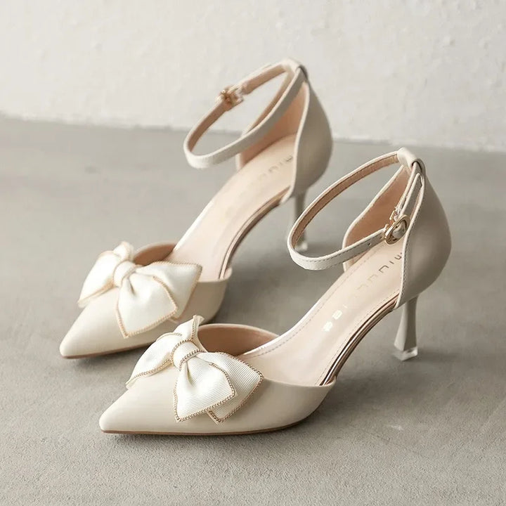 Women's Faux Leather Seraphine Pointed Stiletto Heels