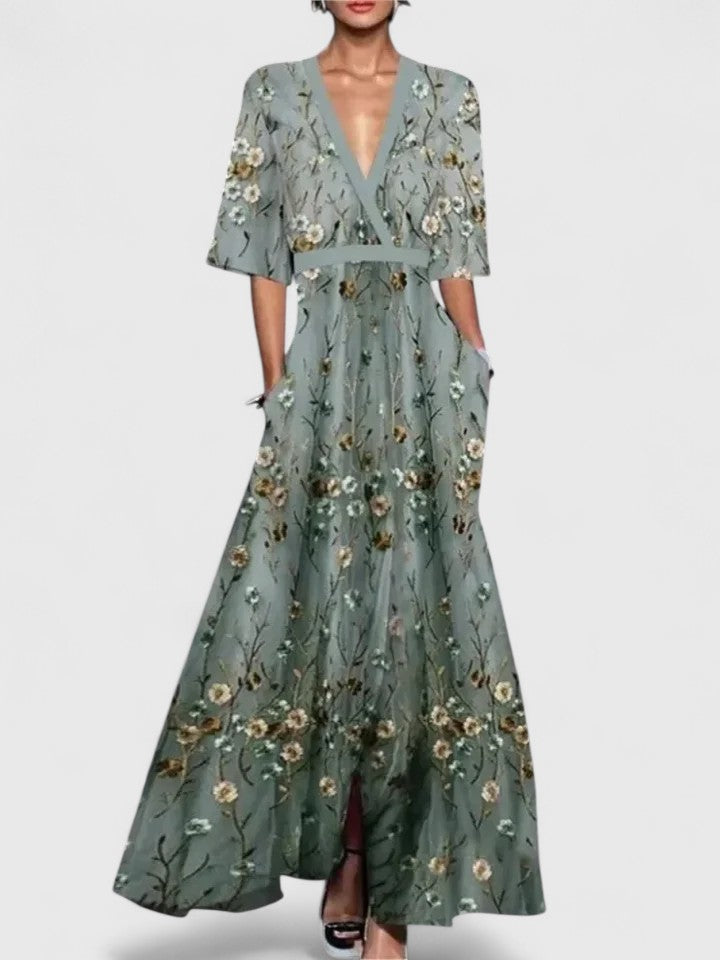 Women's Aimee Maxi Dress - Elegant and Versatile for Any Occasion