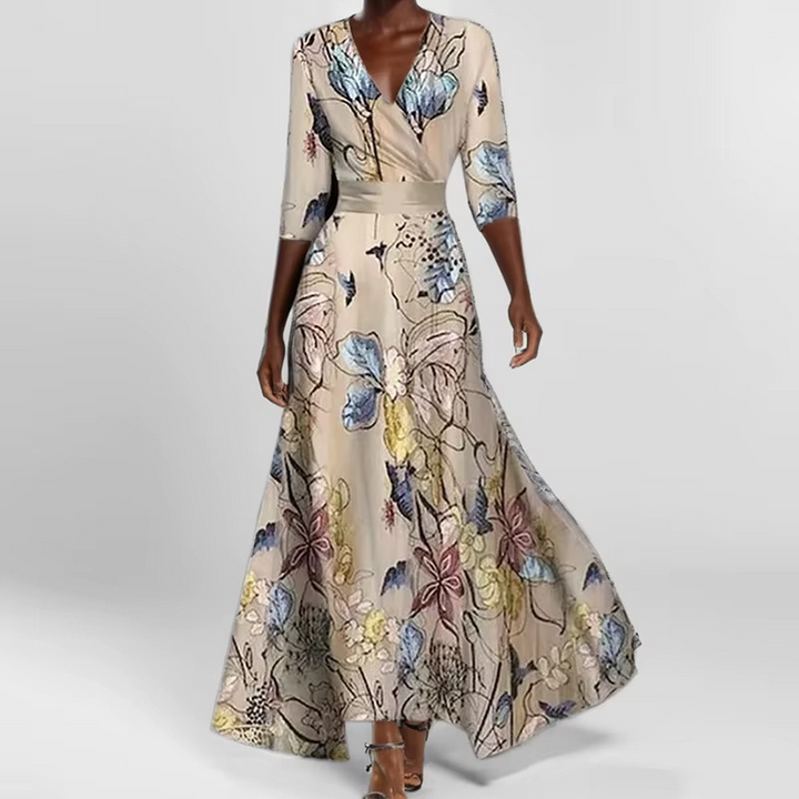 Women's Floral Dress - Effortless Elegance for Special Occasions