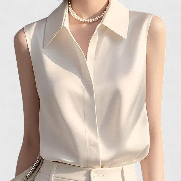Women's Claire Polished Blouse - Effortlessly Chic for Work or Weekend