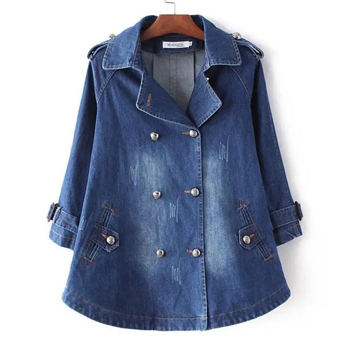 Women's Double-Breasted Blazer - Perfect for Transitional Weather