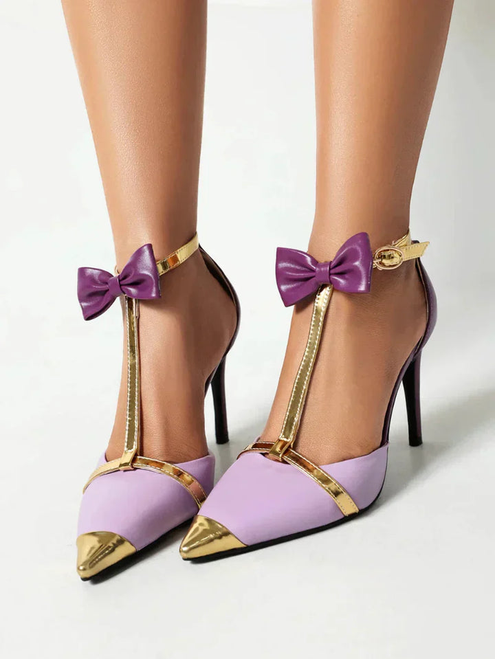 Women's Danica Radiant T-Strap High Heels - Elegant and Poised