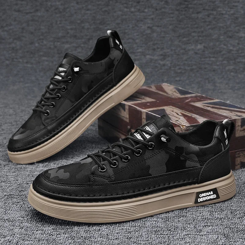 Men's Gab Street Style Lace-Up Sneaker - Urban Edge Comfort
