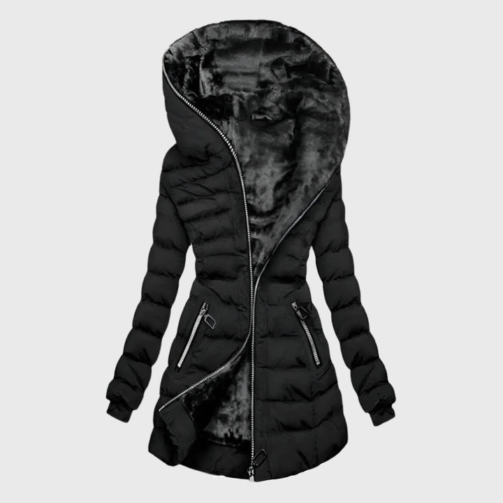 Women's Aurelio Winter Jacket - Slim Fit, Oversized Hood