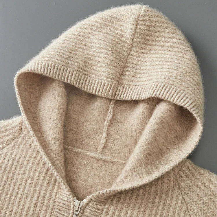 Brera Cashmere Zip Hoodie