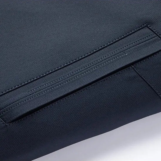 Men's Canvas Zip Jacket – Tailored Structured Casual Coat