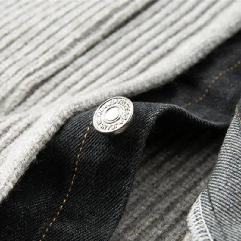 Men's Merino Wool Cardigan Jacket - Vintage Fall Layering