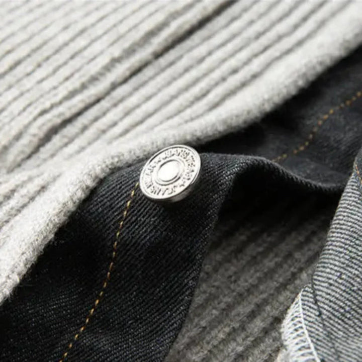 Men's Merino Wool Cardigan Jacket - Vintage Fall Layering