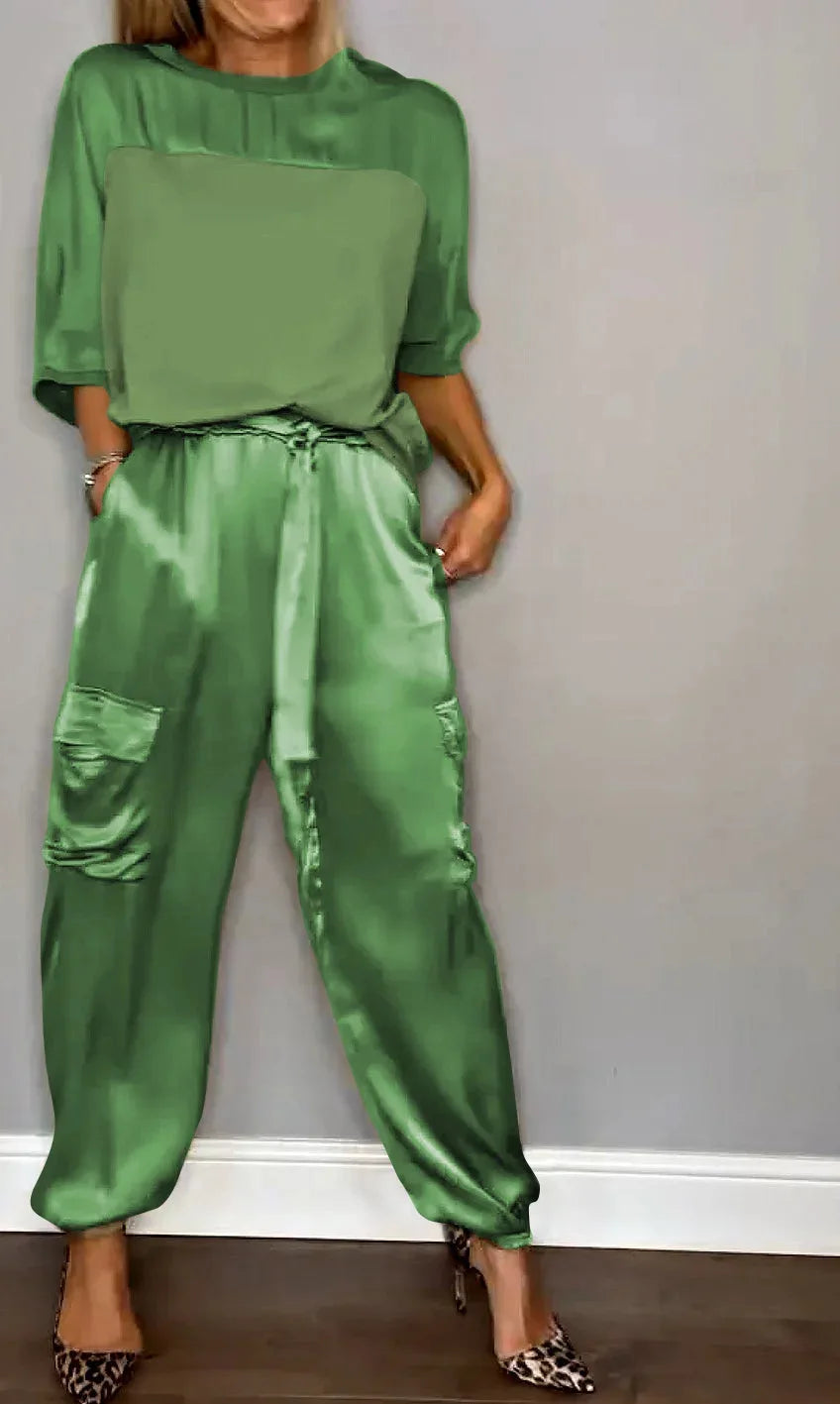 Women's Luxurious Floating Two-Piece Set - Effortless Elegance