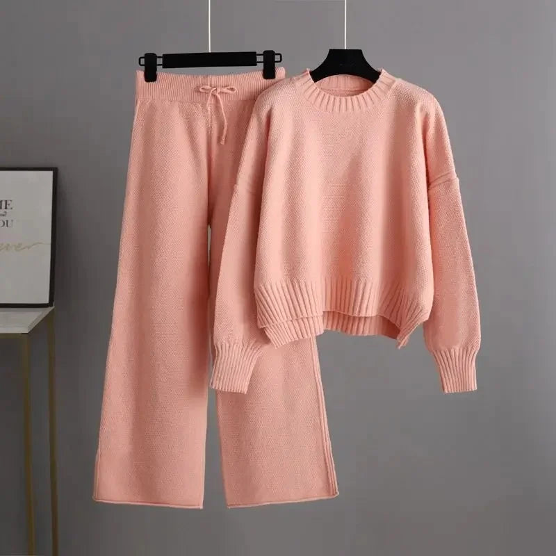 Women's Knit Two-Piece Set – Cozy Comfort for Everyday
