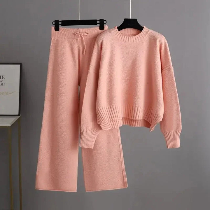 Women's Knit Two-Piece Set – Cozy Comfort for Everyday