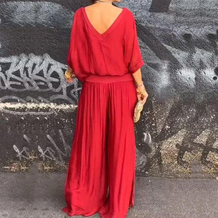 Women's Flowy Lounge Set – Relaxed Fit & Breathable
