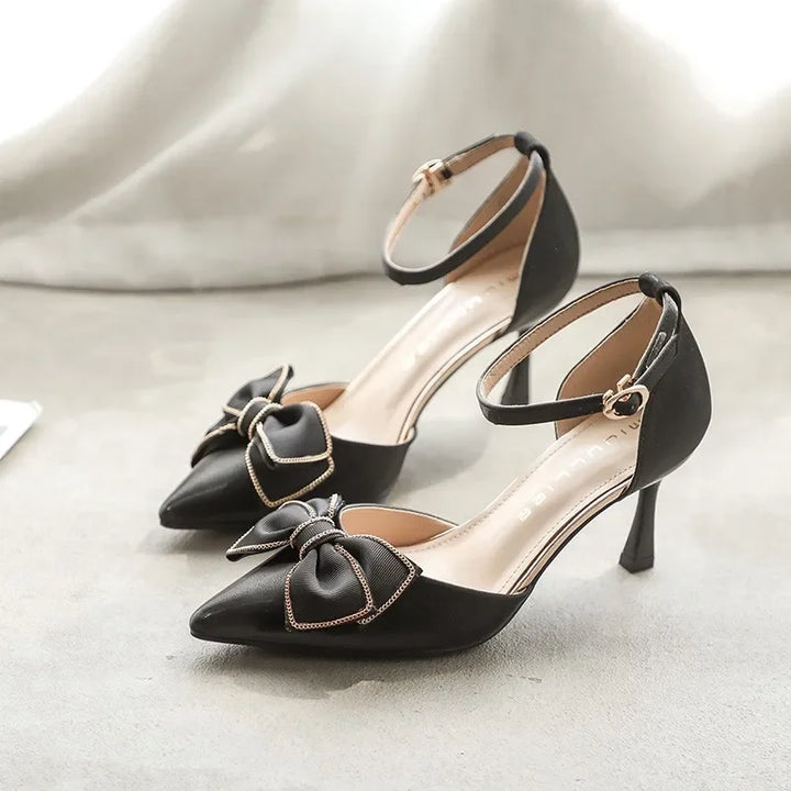 Women's Faux Leather Seraphine Pointed Stiletto Heels