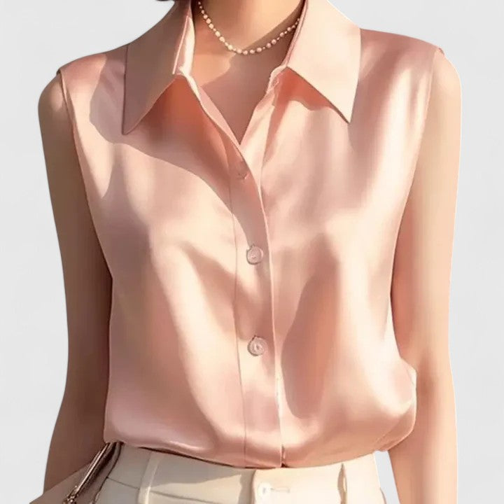Women's Claire Polished Blouse - Effortlessly Chic for Work or Weekend