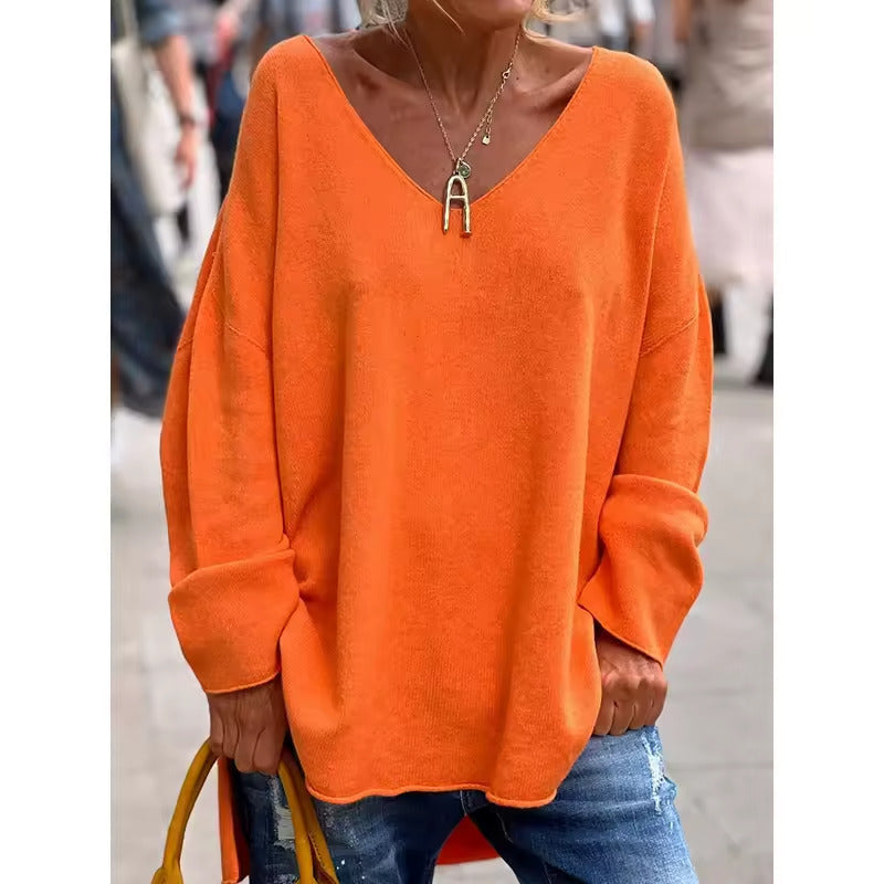 Women's Casual Chic V-Neck Blouse - Everyday Essential