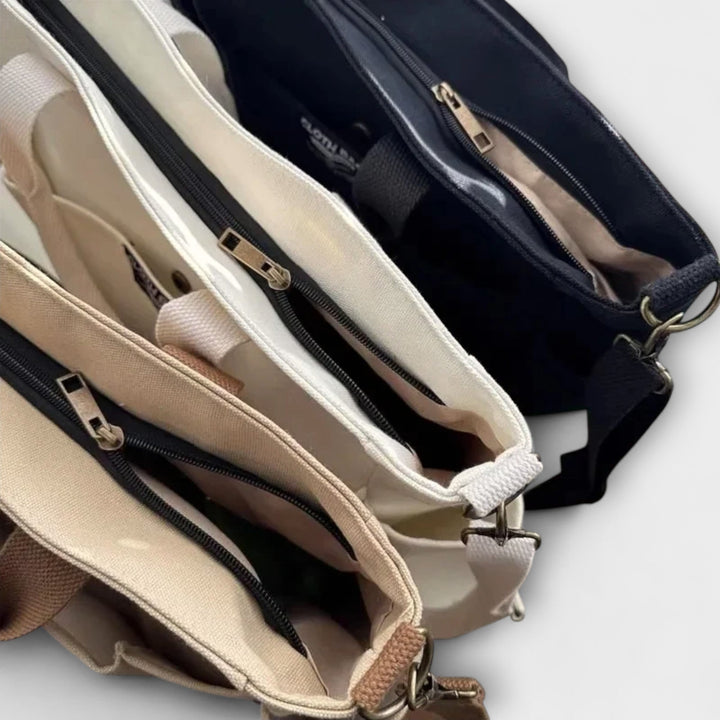 Women's Minimalistic Canvas Tote Bag - Everyday Essential
