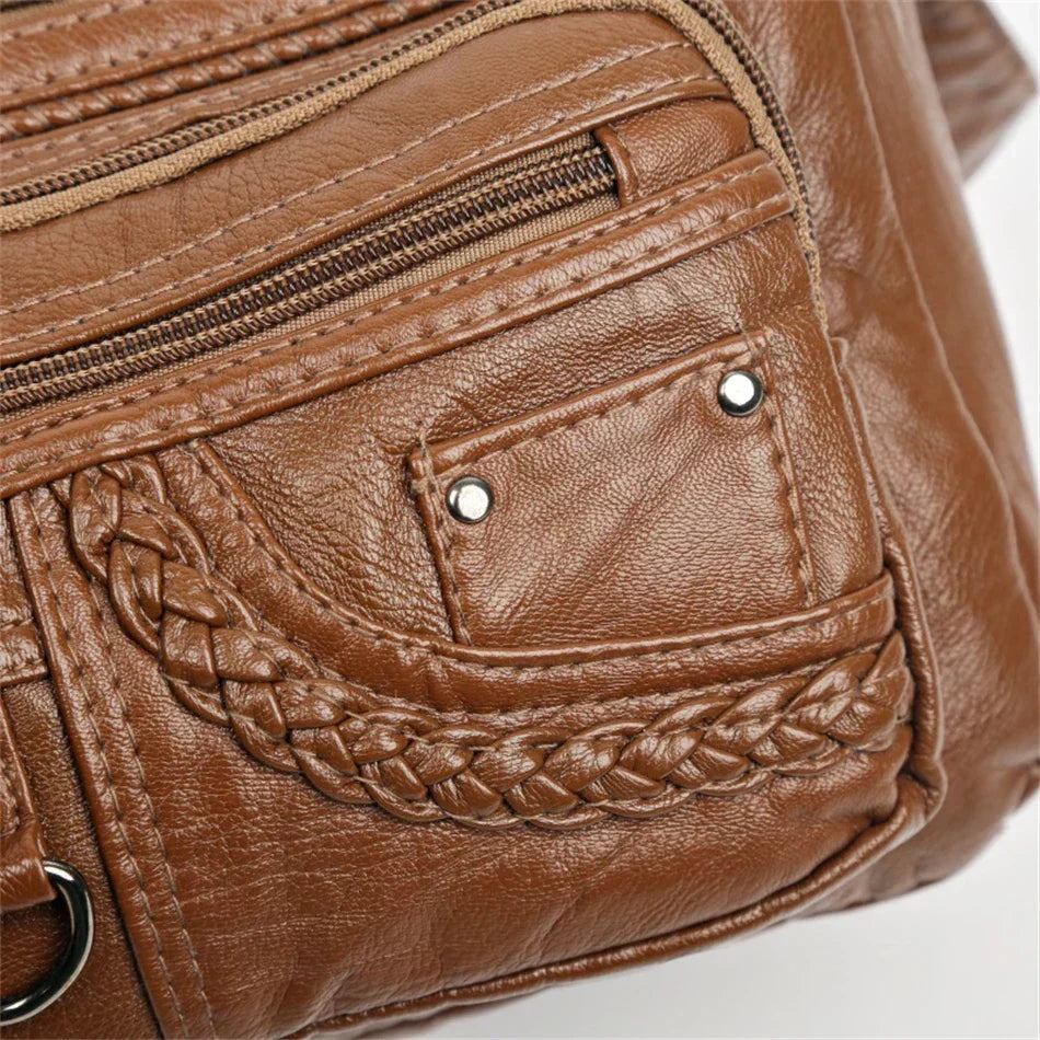 Women's Vintage Charm Elegant Shoulder Bag - Everyday Sophistication
