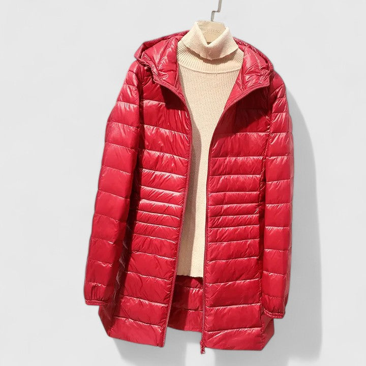 Women's Lightweight Padded Jacket - Cozy & Sleek Layering