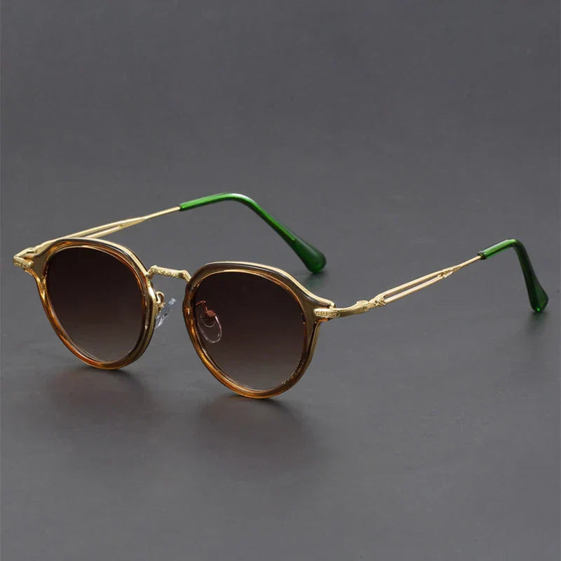 Men's Alloy Frame Sunglasses – UV400 Gradient Lens Shades