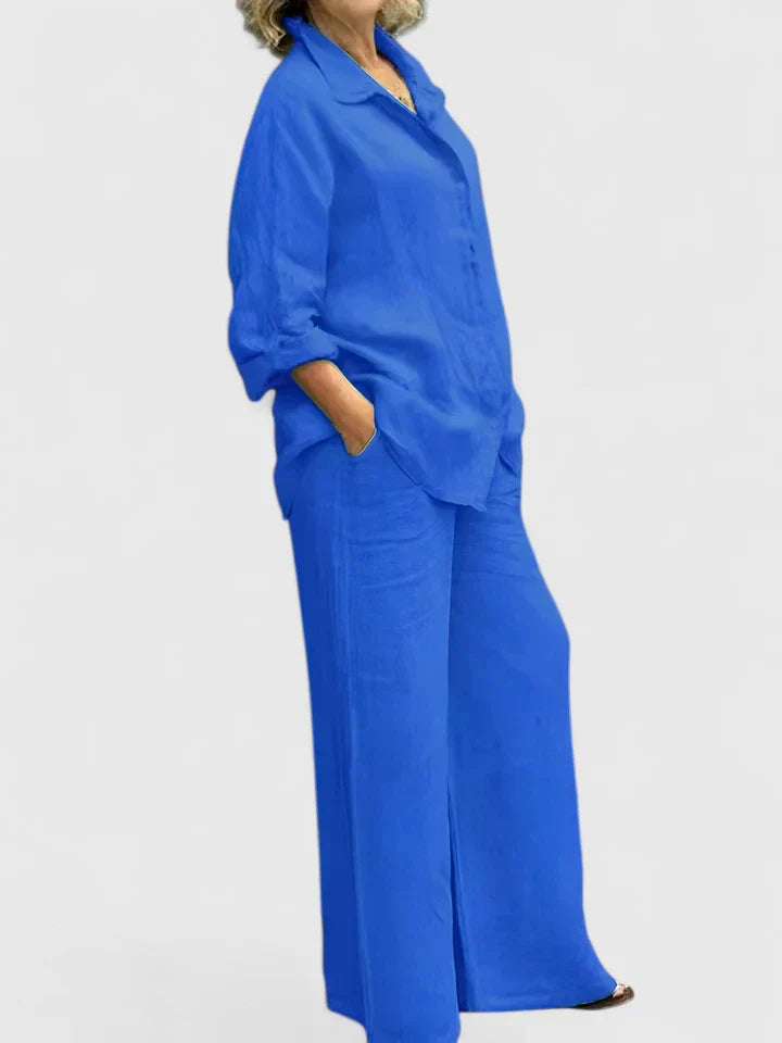Women's Comfortable Two-Piece Set - Versatile & Effortless
