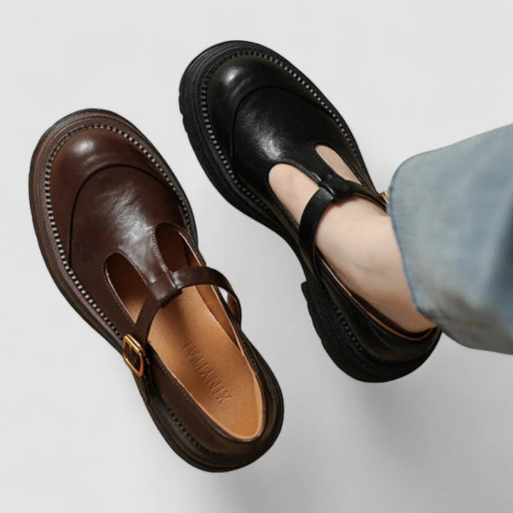 Women's Classic Mary Jane Flats - Timeless Comfort & Style