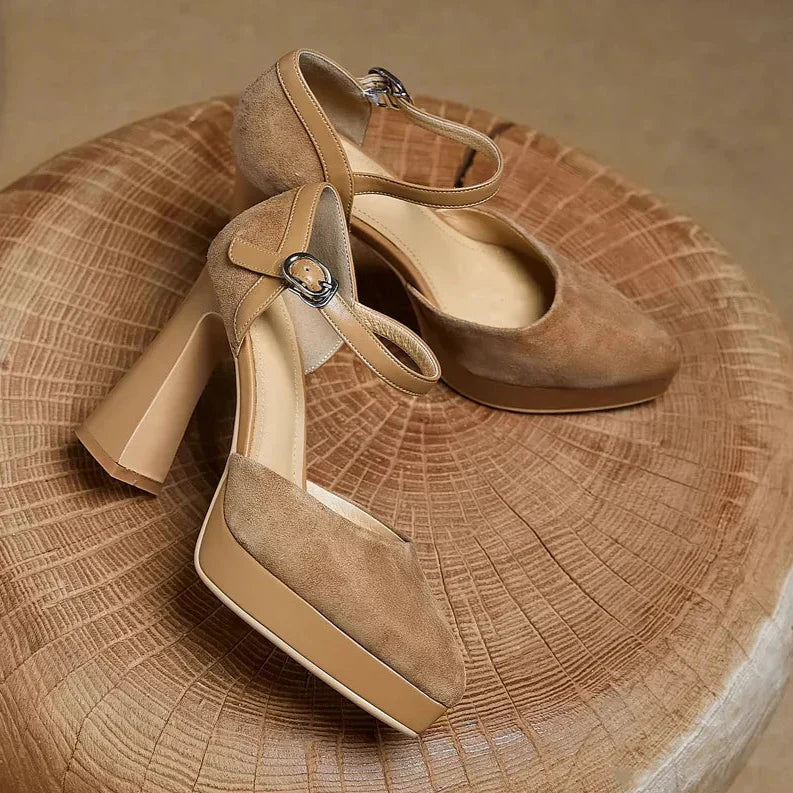 Women's Ankle-Strap Pumps - Elegant Everyday Heels