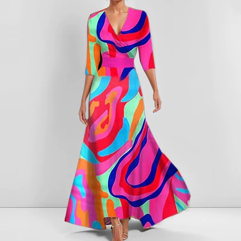 Women's Floral Dress - Effortless Elegance for Special Occasions