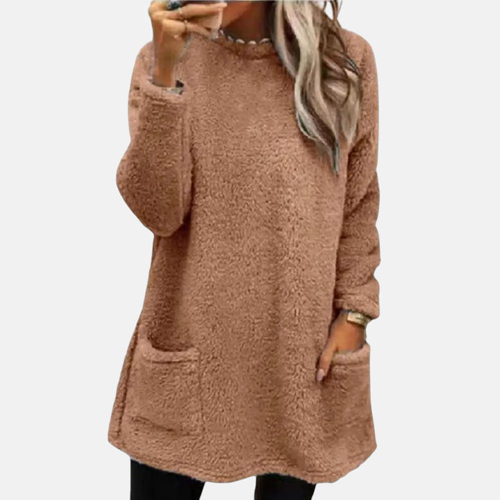 Women's Isabel Fleece Long Sweatshirt - Everyday Comfort