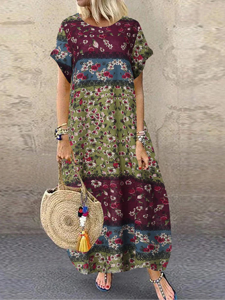 Women's Tavira Floral Maxi Dress – Effortless Summer Style