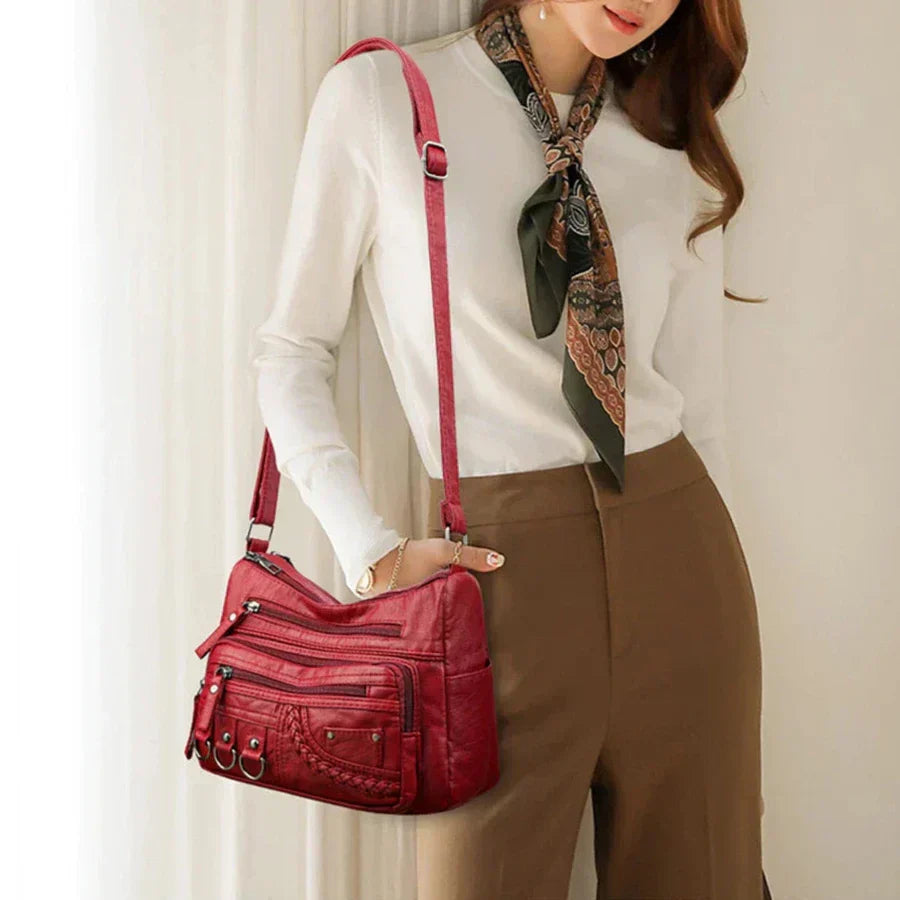 Women's Vintage Charm Elegant Shoulder Bag - Everyday Sophistication