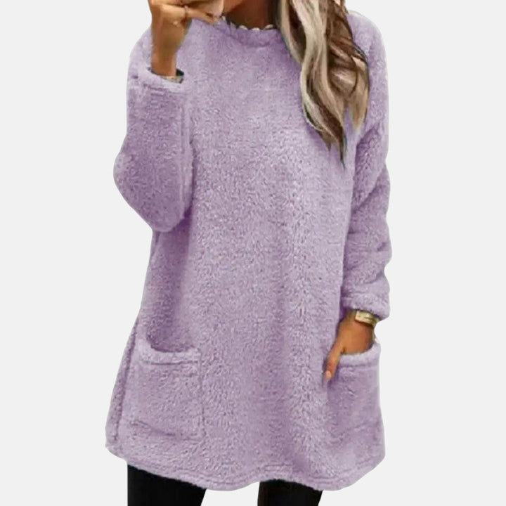 Women's Isabel Fleece Long Sweatshirt - Everyday Comfort