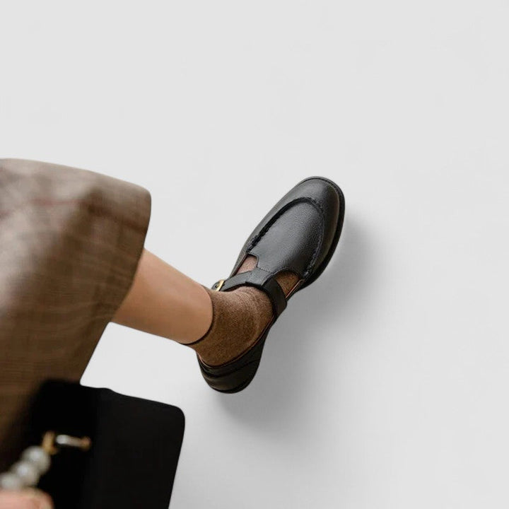 Women's Orthopedic Square-Toe Mary Jane Flats - Everyday Comfort