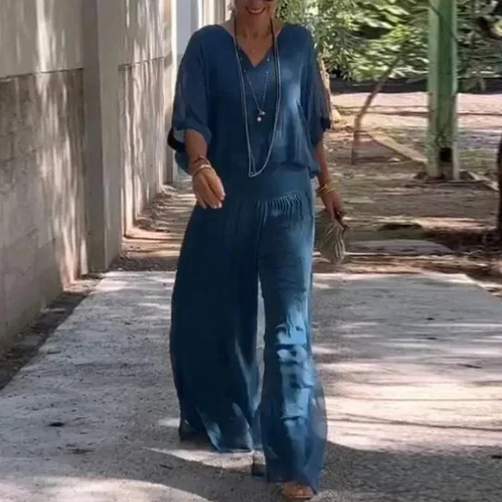 Women's Flowy Lounge Set – Relaxed Fit & Breathable